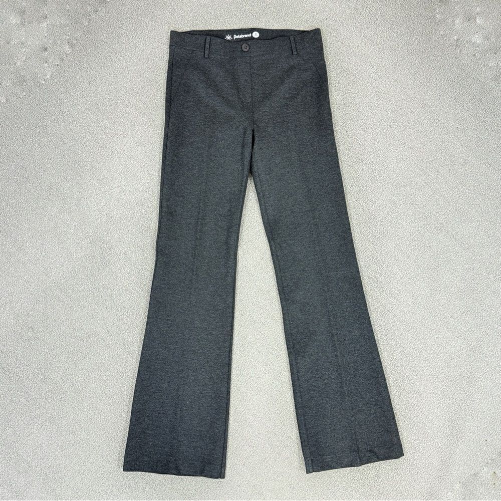 Betabrand‎ Bootcut Pants Charcoal Grey Medium Long Dress Yoga - Picture 4 of 13